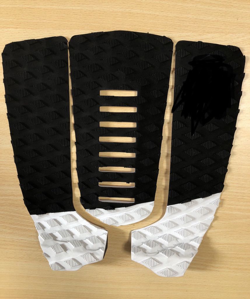 サーフィン デッキパット マーブル ショートボード　サーフボード 3M 送料無料 新品 黒 ノーブランド_画像1