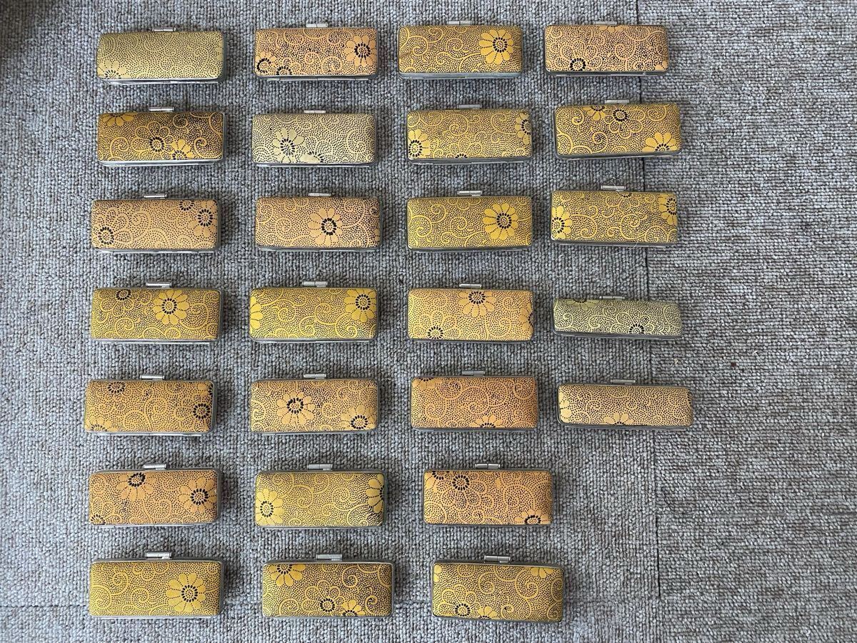 印鑑ケース（印伝）ダブル×24（シングル×2）（デッドストック品）（経年保管品）現(xiàn)狀出品（希少）ビンテージ印鑑ケース（印鑑王國(guó)山梨県