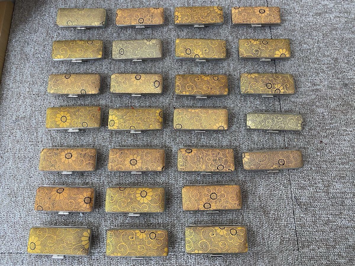 印鑑ケース（印伝）ダブル×24（シングル×2）（デッドストック品）（経年保管品）現(xiàn)狀出品（希少）ビンテージ印鑑ケース（印鑑王國(guó)山梨県