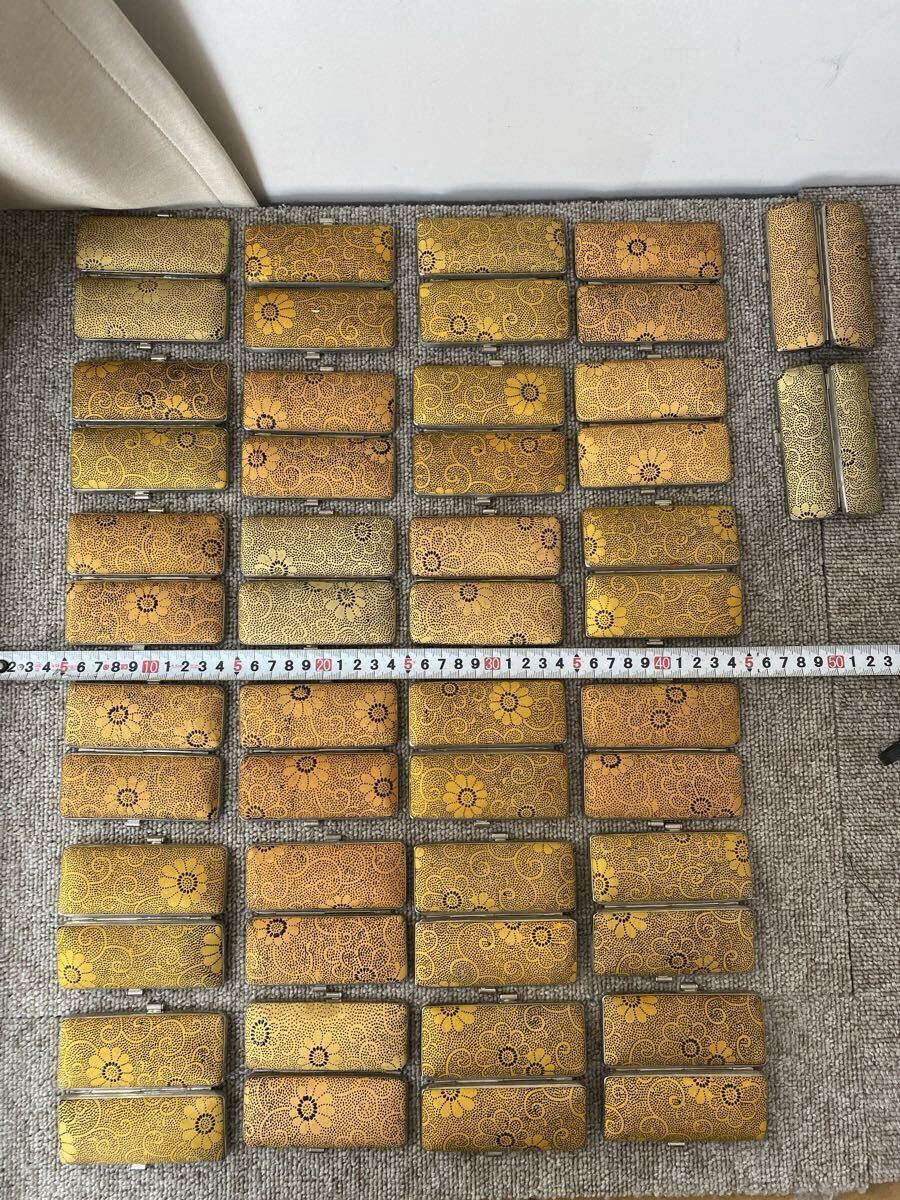 印鑑ケース（印伝）ダブル×24（シングル×2）（デッドストック品）（経年保管品）現(xiàn)狀出品（希少）ビンテージ印鑑ケース（印鑑王國(guó)山梨県