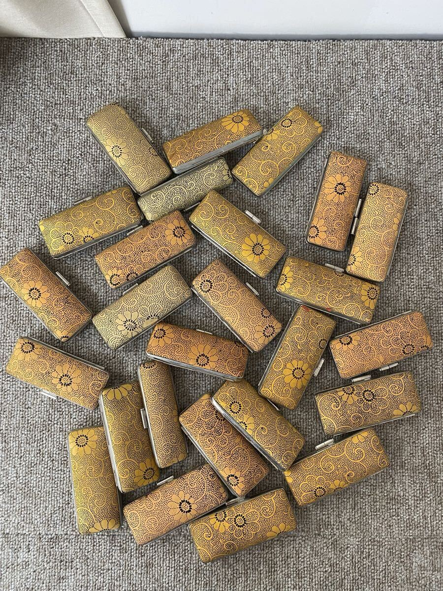 印鑑ケース（印伝）ダブル×24（シングル×2）（デッドストック品）（経年保管品）現(xiàn)狀出品（希少）ビンテージ印鑑ケース（印鑑王國(guó)山梨県