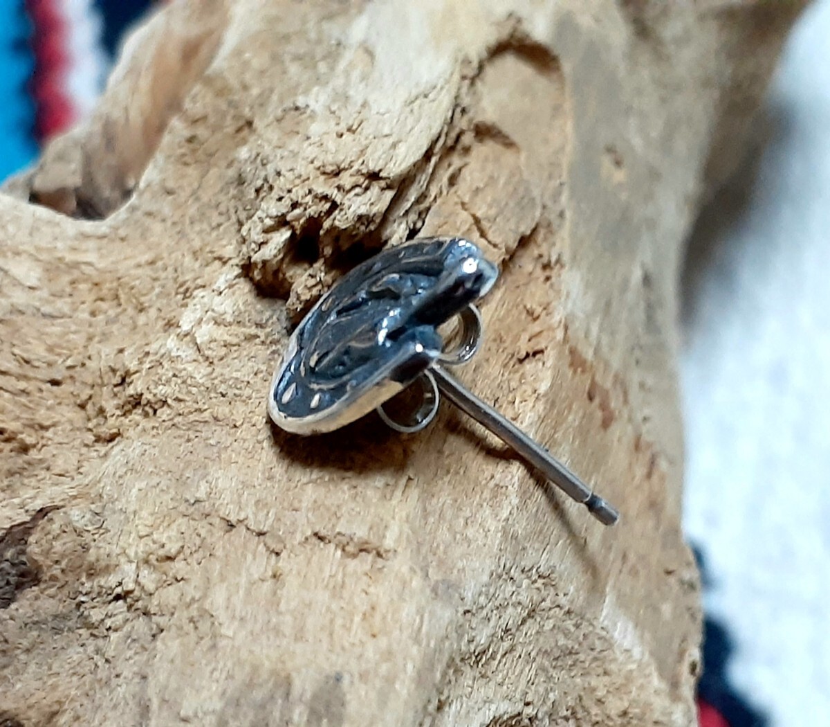 グアダルーペ&ホースシューシンボリックなSilverピアス シルバー 925刻印_画像5