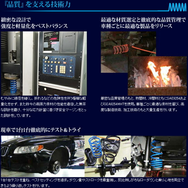 ESPELIR直巻スプリング ID65φ 228mm バネレート4kg 2本セット_画像3