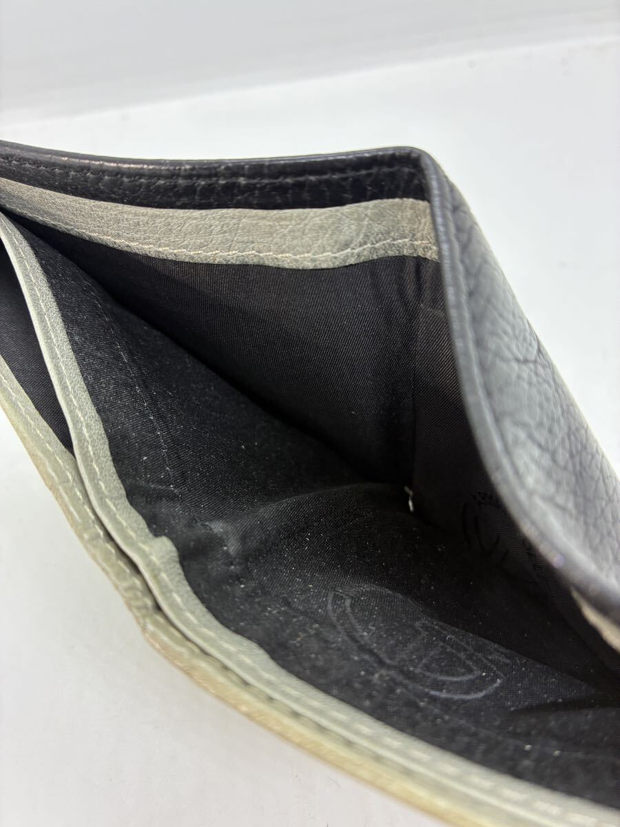 Италия производства ARMANI Armani двойной бумажник черный