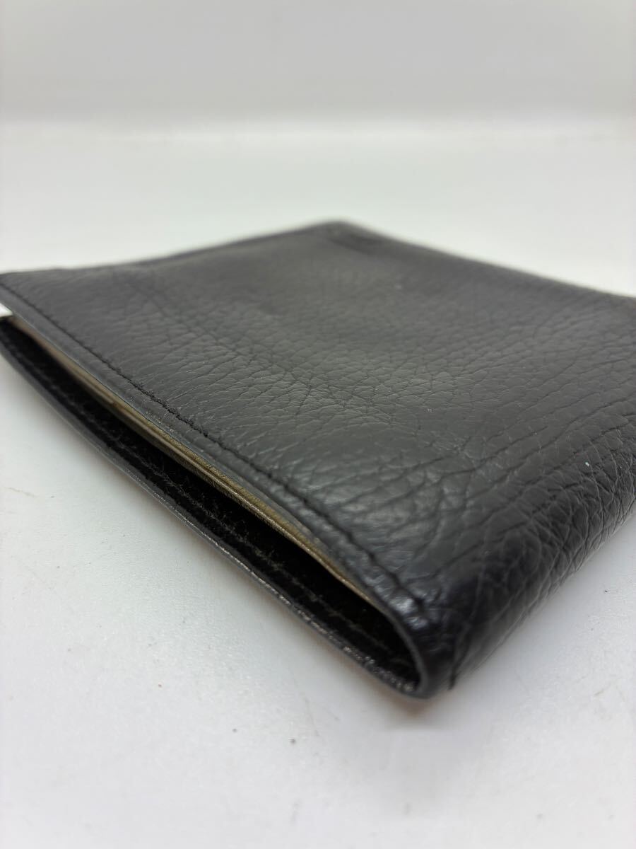 Италия производства ARMANI Armani двойной бумажник черный