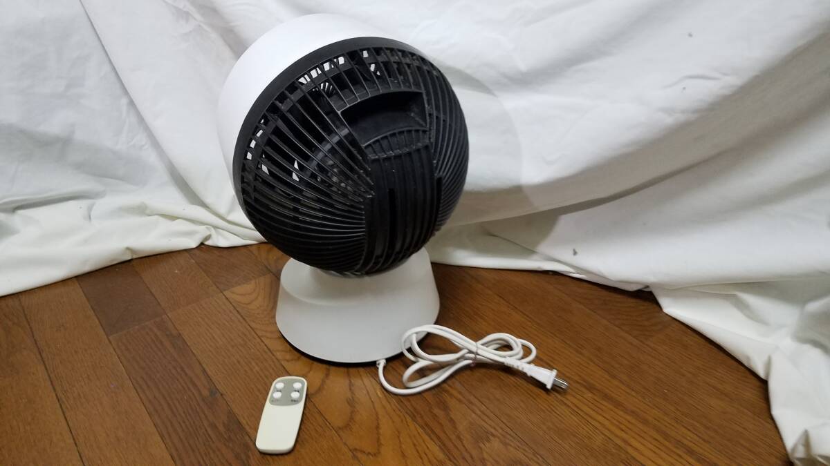 【家電】 家庭用 サーキュレーター XH2004Y 首振り タイマー リモコン付き ホワイト　動作確認済み_画像6