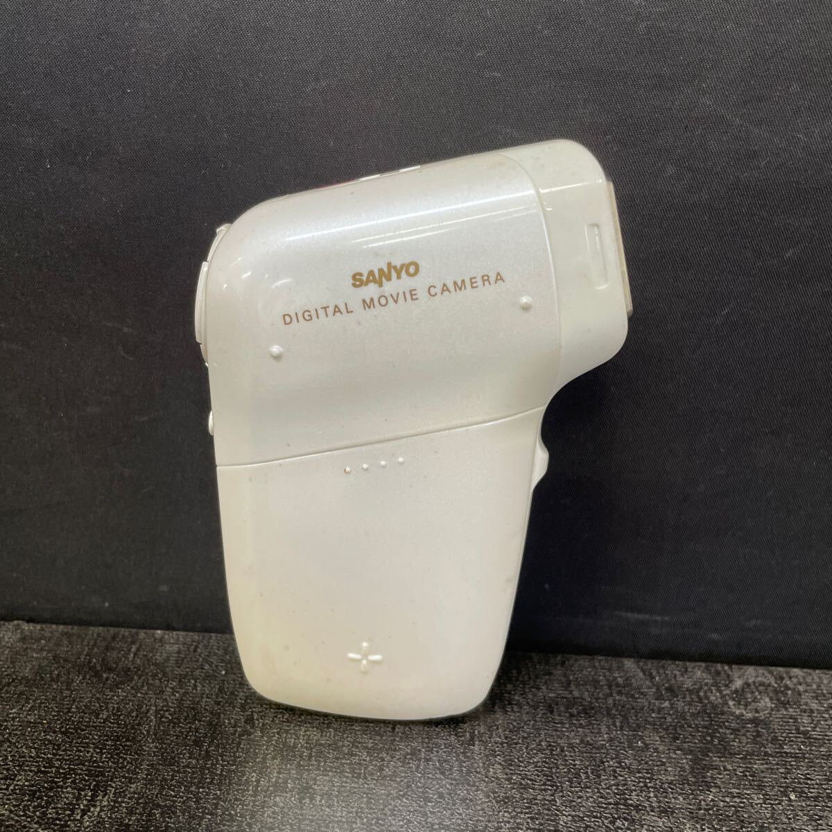 SANYO サンヨー デジタルムービーカメラ DMX-CG9 Xacti ホワイト 本體のみ 動(dòng)作未確認(rèn) コンパクト ビデオカメラ 2