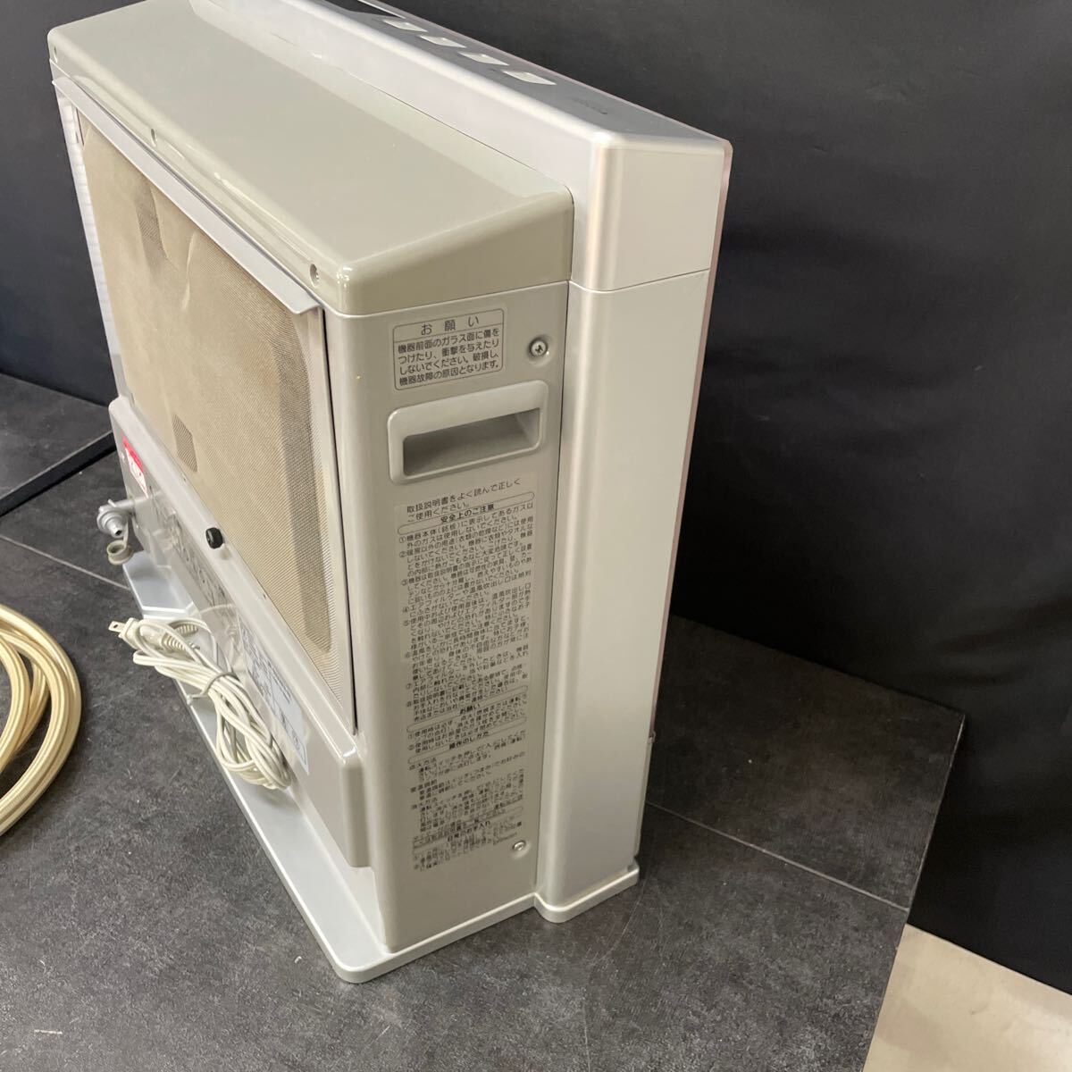 NORITZ ノーリツ ガスファンヒーター ピンク GFH-4000D-PK 都市ガス用 13A 12A ガスコード付き TOKYO GAS 暖房器具 2