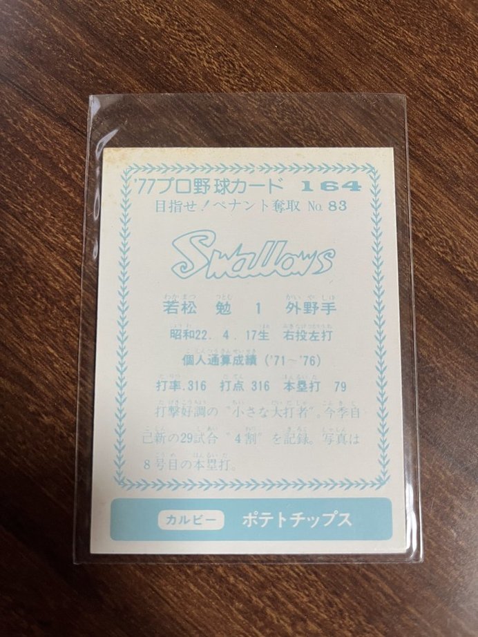 * 77 год Calbee синий версия 164. сосна .*