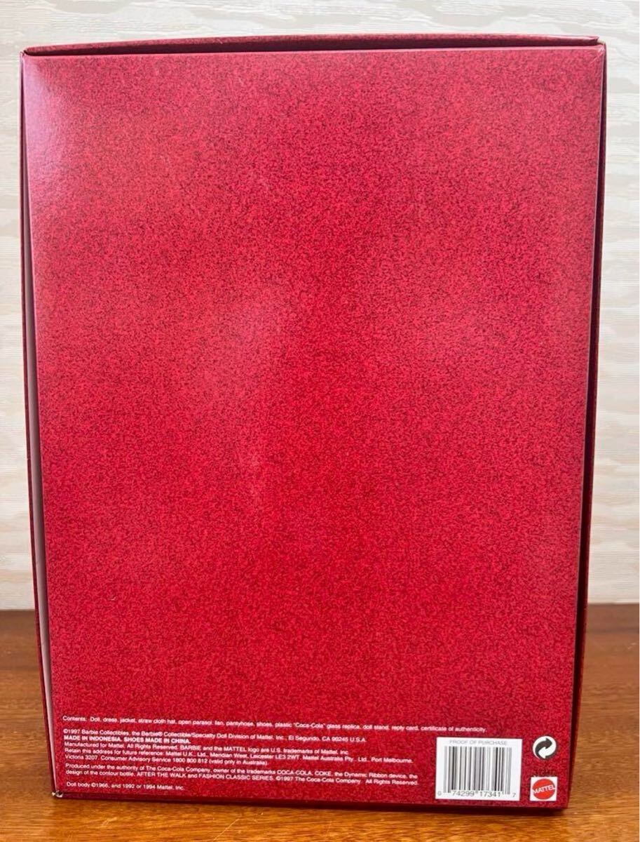No131 Barbie Coca-Cola After the Walk Collector Edition Doll 1997 Mattel 17341_画像2