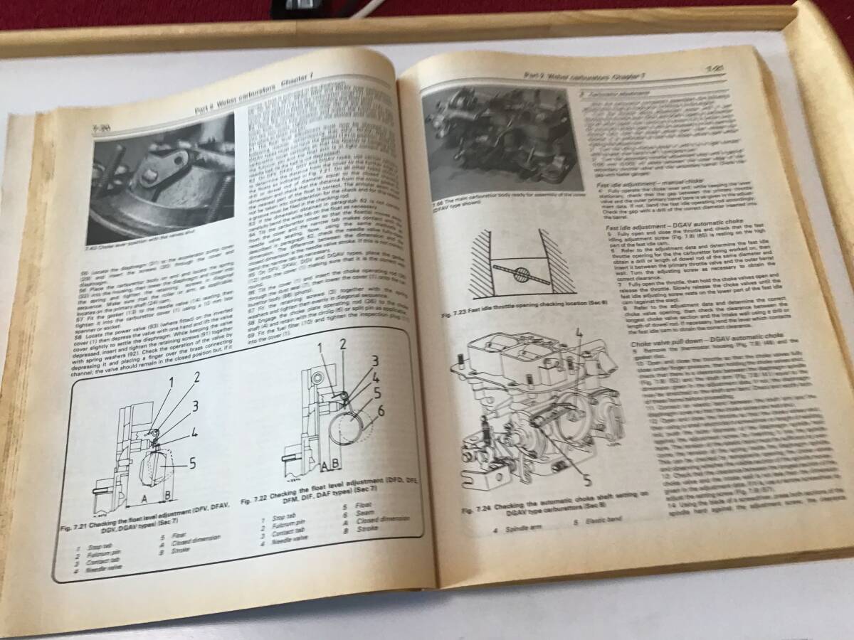 ウェーバー キャブレター マニュアル 英語 取説 カタログ サービス メンテナンス_画像3