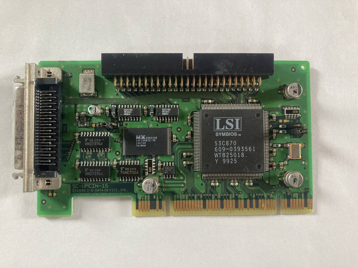 SCSIボード SC- UPCIN-1S　SCSIフラットケーブル50ピンメス