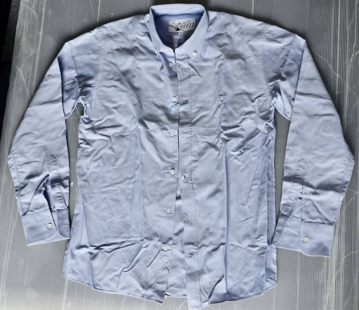 ☆ メゾンキツネ　定番オックスフォード ボタンダウン 長(zhǎng)袖シャツ 表記Sサイズ