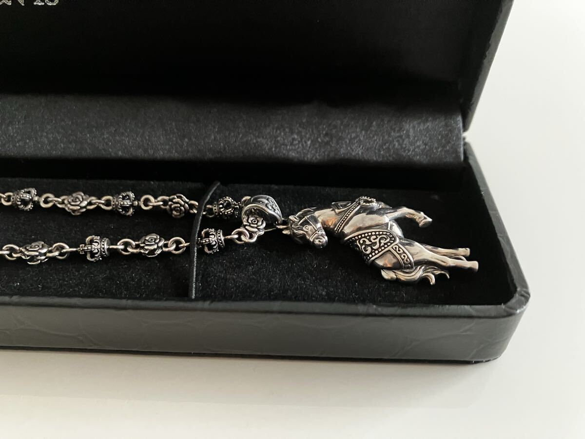 ジャスティンデイビス/馬モチーフネックレス/チェーン クラウン