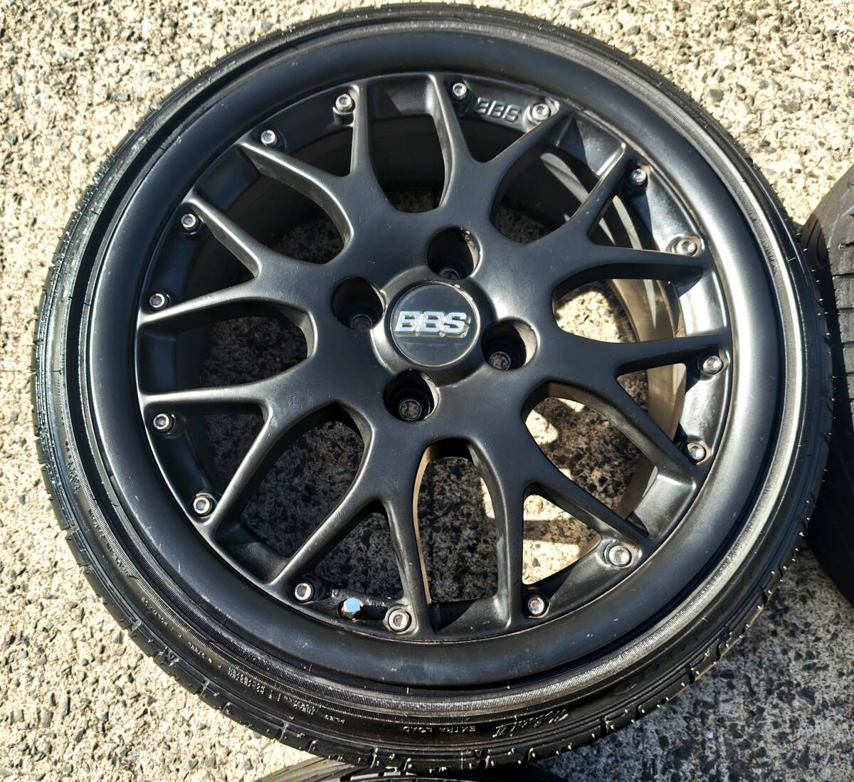 送料込も★本物BBS RS764★希少ワイドサイズ&バリ山165引張り仕様★ツライチ軽自動車に!165/45-16 N-BOX タントカスタムLA600S JF1 JF3 JF5_画像2