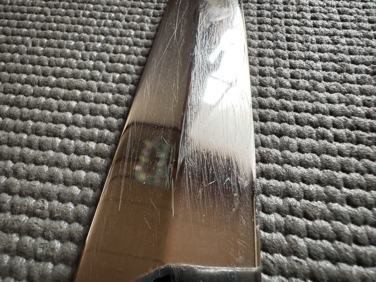 ９　倉庫片付け品　新品在庫品　柳刃包丁　和包丁　刺身包丁　千住正義　片刃　約３５ｃｍ　キッチン　料理　未使用　保管品