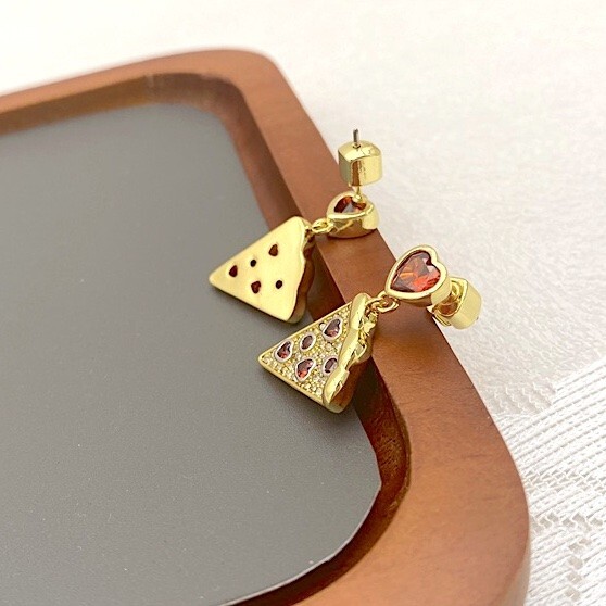 【新品☆本物】ケイトスペード ピザ ピアス_画像6