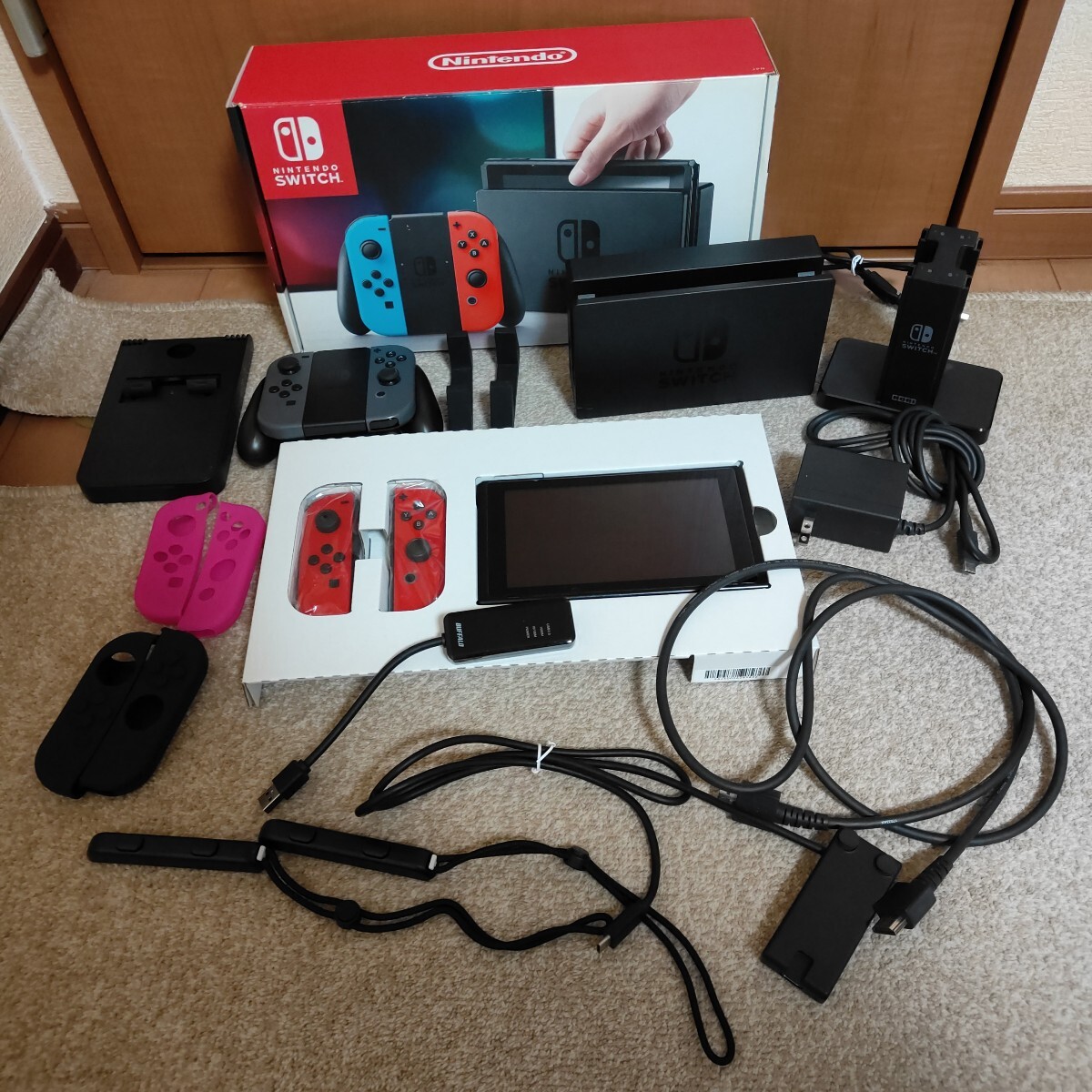 【美品】Switch本体(HAC-001)＋有線LANアダプター Amazon.co.jp: 【Nintendo Switch対応】LANアダプター USB for