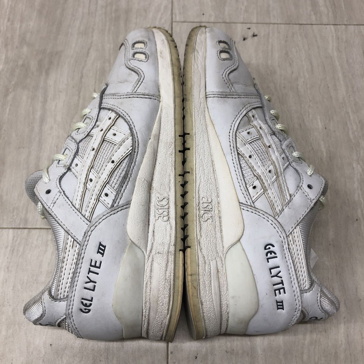 M288 KT-250828-187 ASICS アシックス GEL LYTE Ⅲ ゲルライト 3 アシックス×アトモス ローカットシューズ レディース ホワイト 24cm_画像7