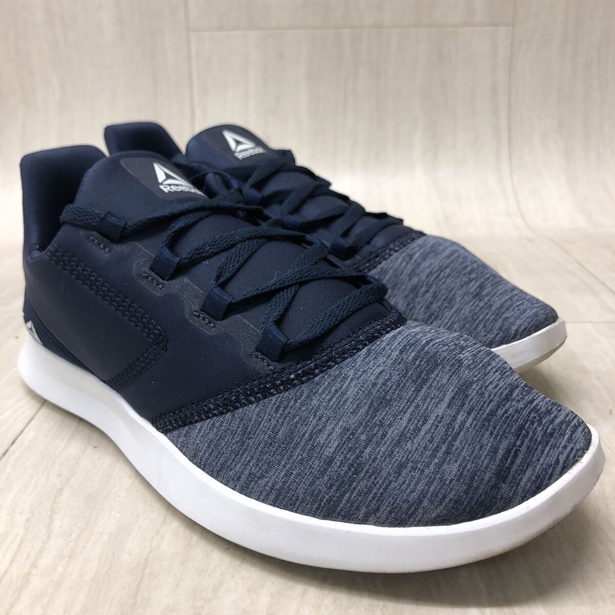 M293 FN-250905-287 Reebok リーボック DMX LITE DMX ライト ランニングシューズ ローカットシューズ レディース ネイビー 24cm_画像1