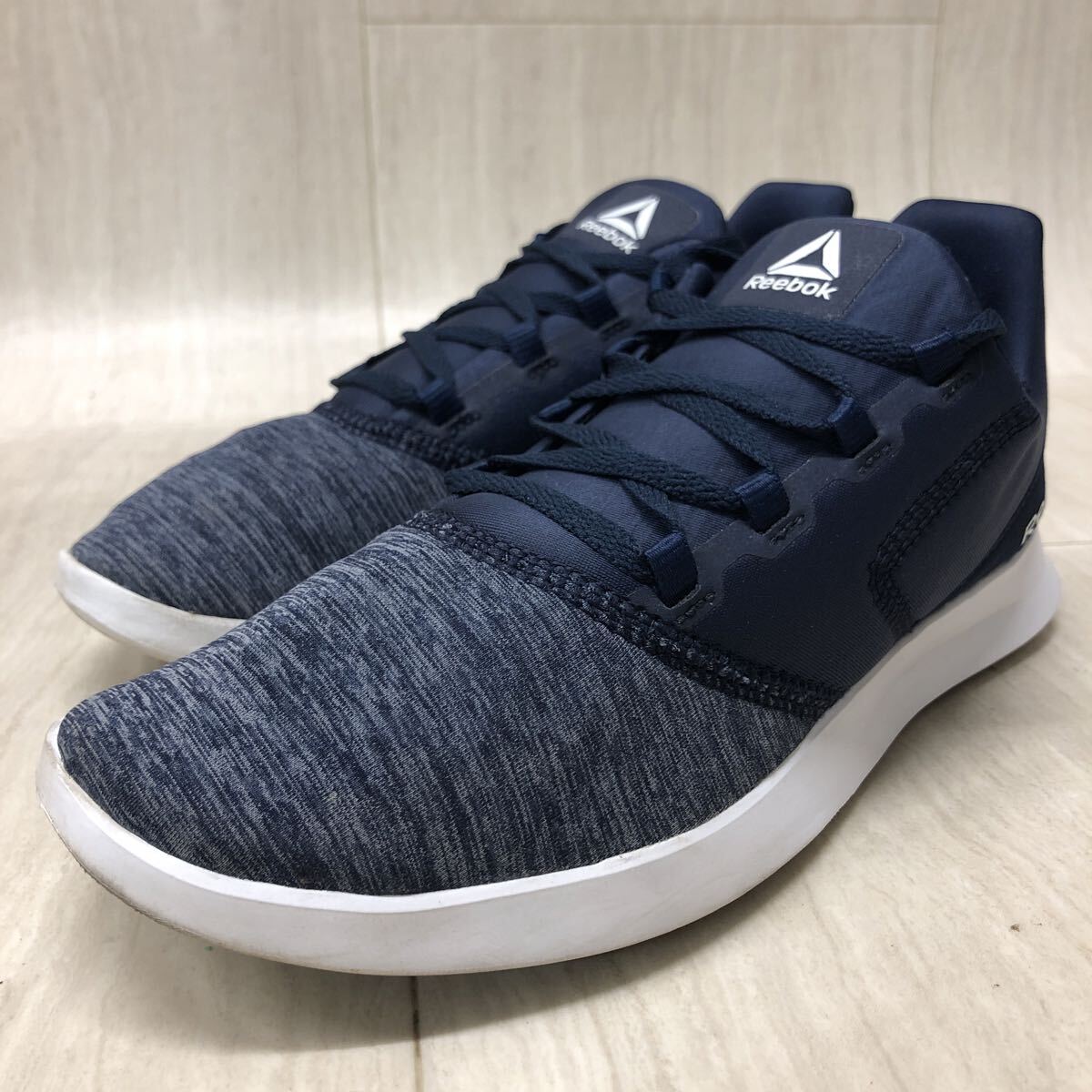 M293 FN-250905-287 Reebok リーボック DMX LITE DMX ライト ランニングシューズ ローカットシューズ レディース ネイビー 24cm_画像2