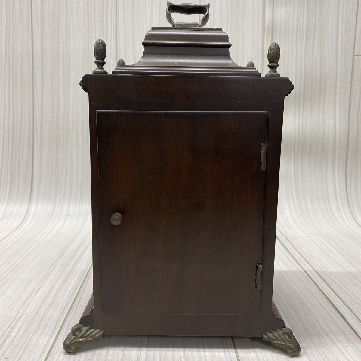 D711 FN-250919-1197 Warmink WUBA ワルミンク社 ウーバー オランダ ダッチマンテル時(shí)計(jì) 置時(shí)計(jì)ゼンマイ式 アンティーク ムーンフェーズ