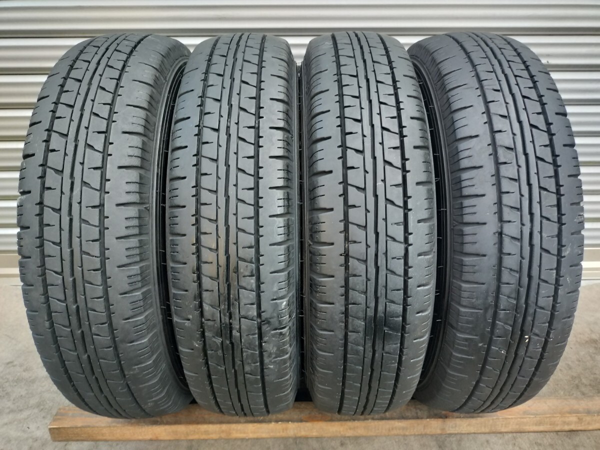 スズキ純正スチールホイール 12インチ 12×3.50B 4H PCD100 +45 2022年製 VAN01 145R12 6P.R LT★シルバー再塗装 センターキャップ付 鉄_画像5