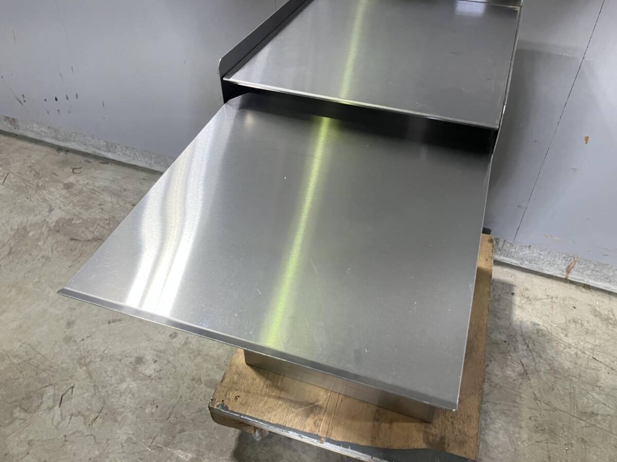 120555 中古品 包装紙ケース W:350 D:400 H:620 業務用 ラッピング用品 ギフト 収納 店舗用品 店舗用 ラッピング ステンレス 120555_画像3