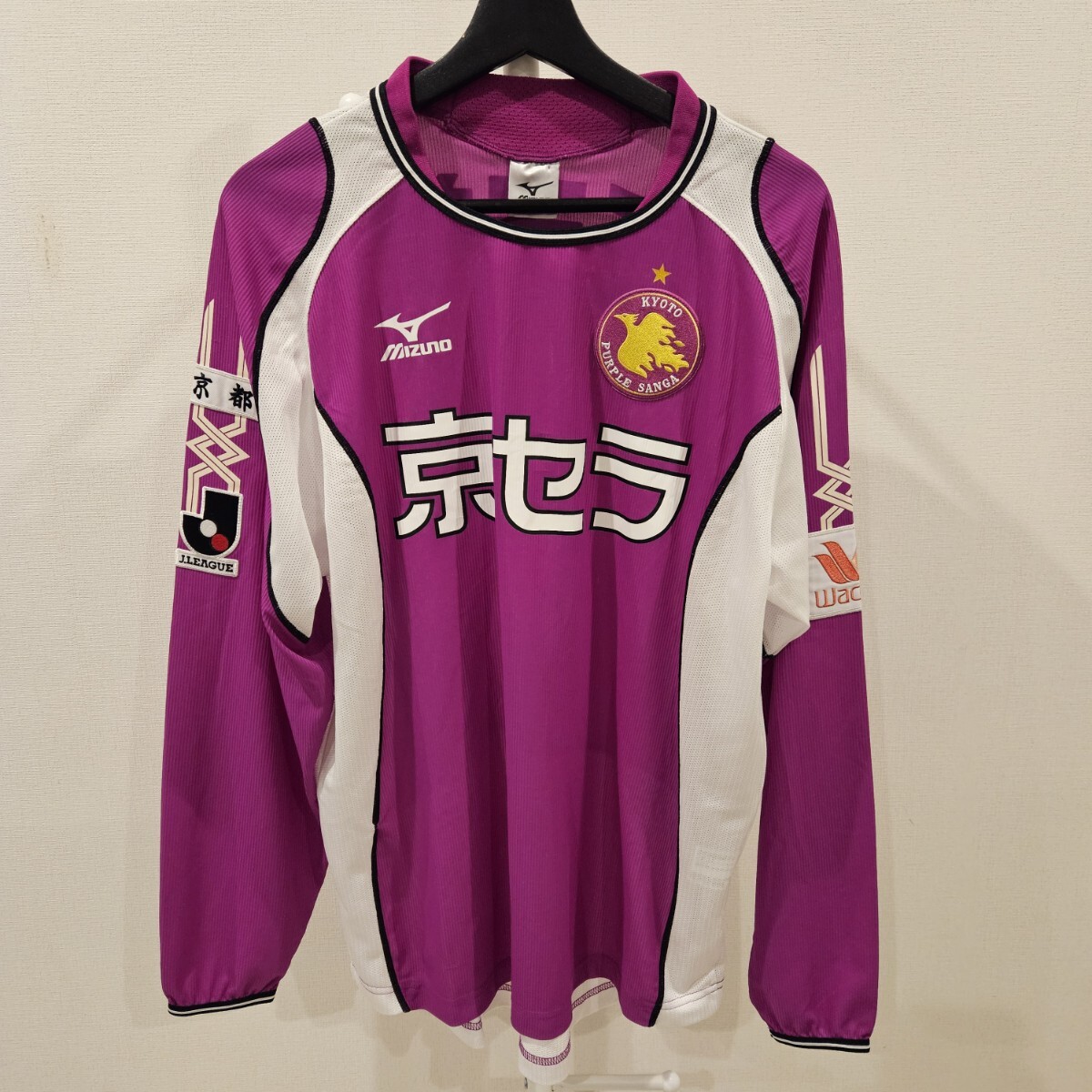 【送料無(wú)料】MIZUNO ミズノ 京都パープルサンガ ユニフォーム Jリーグ サッカー Lサイズ