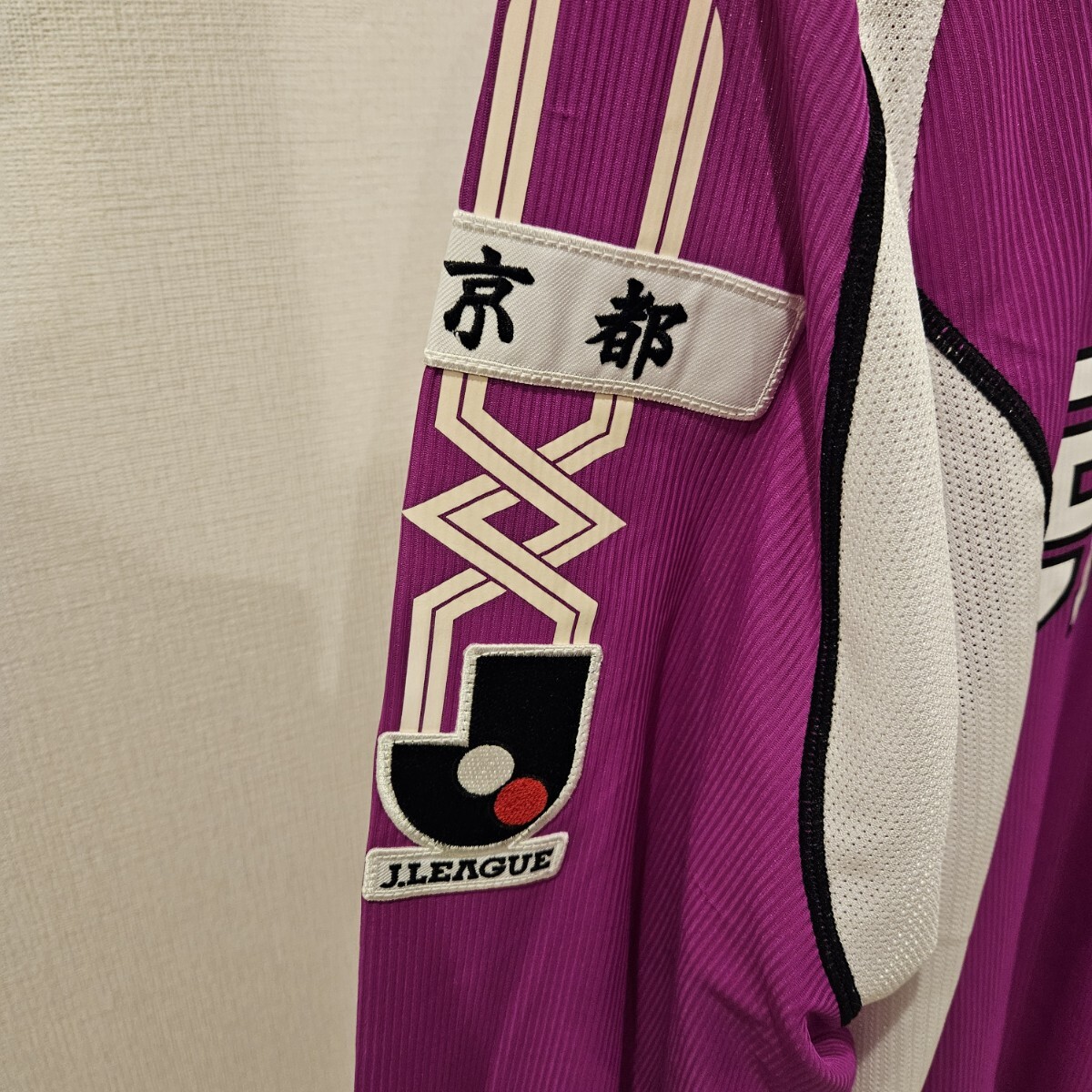 【送料無(wú)料】MIZUNO ミズノ 京都パープルサンガ ユニフォーム Jリーグ サッカー Lサイズ