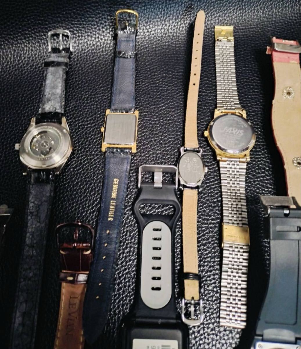 A107ジャンク1円スタート 腕時(shí)計(jì)おまとめ20點(diǎn) CITIZEN CASIO ALFA LE VIAN SCRIPT TELVA その他