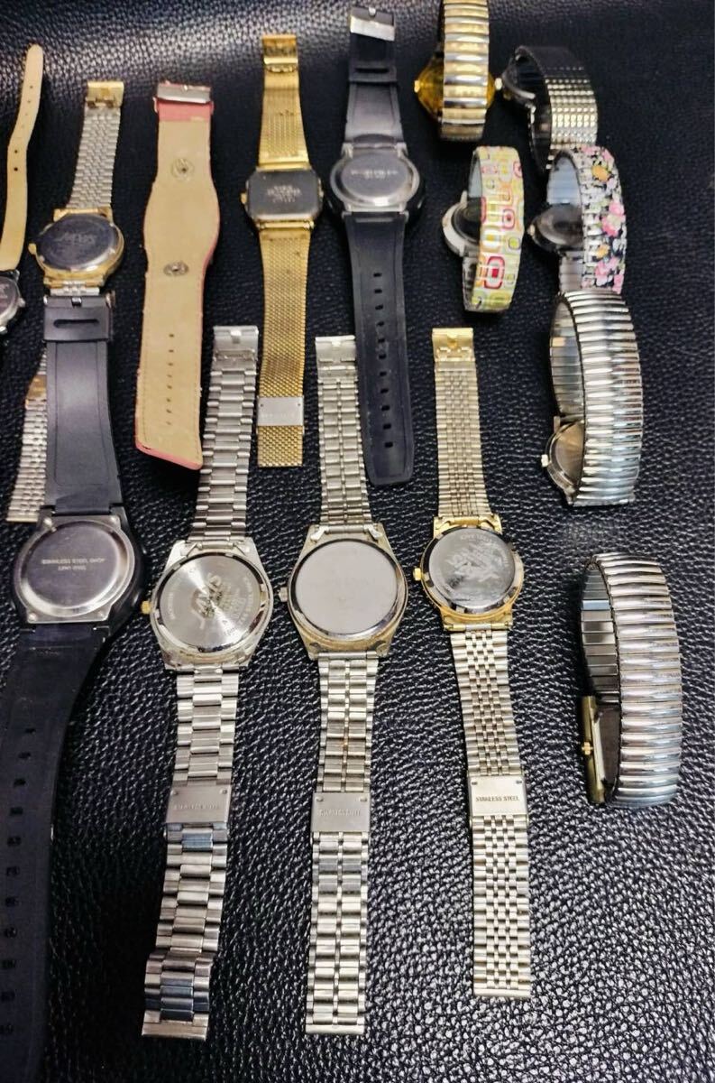 A107ジャンク1円スタート 腕時(shí)計(jì)おまとめ20點(diǎn) CITIZEN CASIO ALFA LE VIAN SCRIPT TELVA その他