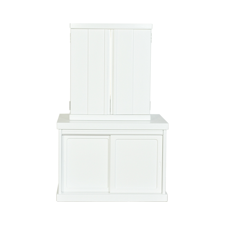  домашний алтарь * домашний алтарь шт. верх и низ в комплекте [ Mini современный домашний алтарь * будущее 18 номер + домашний алтарь шт. * цветок видеть месяц ] белый * бесплатная доставка hanami18