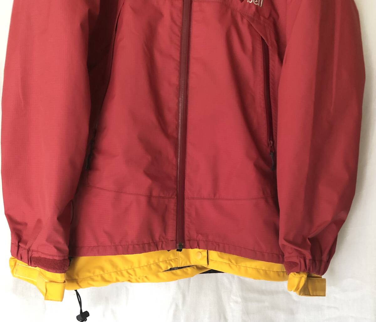 モンベル　レインダンサー 上下セット M(～L)サンフラワー黄 / mont-bell GORE-TEXレインウェア ジャケット・パンツ 大きめM レディース_画像6