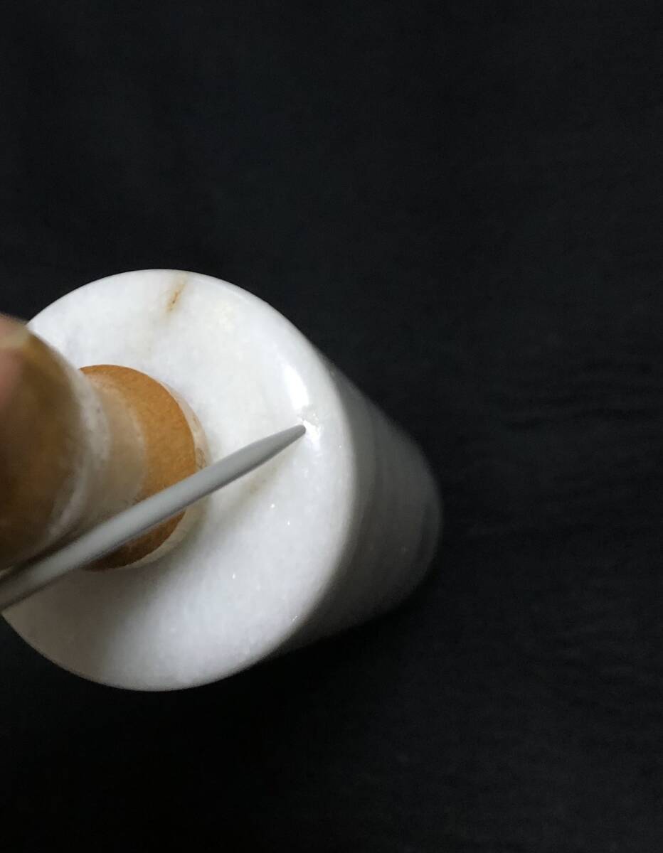 大理石製　めん棒・めん台 (27cm)セット　Gourmet Rolling Pin_画像3