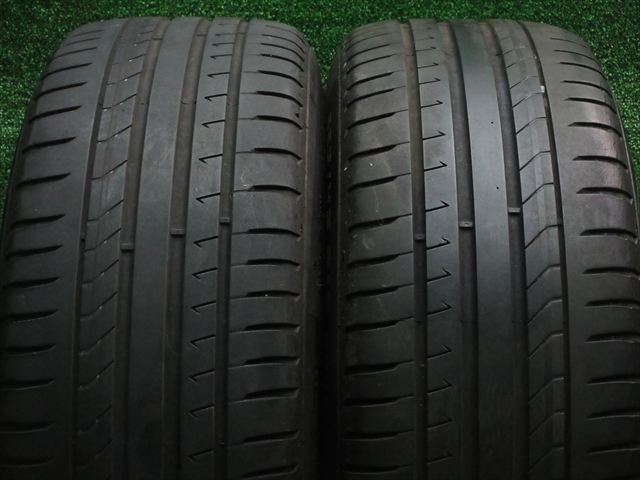 中古 ホイールタイヤ 4本 225/45R18 2020年製 2分山 日産 Y51 フーガ 純正 ラジアル タイヤ ピレリ ドラゴンスポーツ_画像6