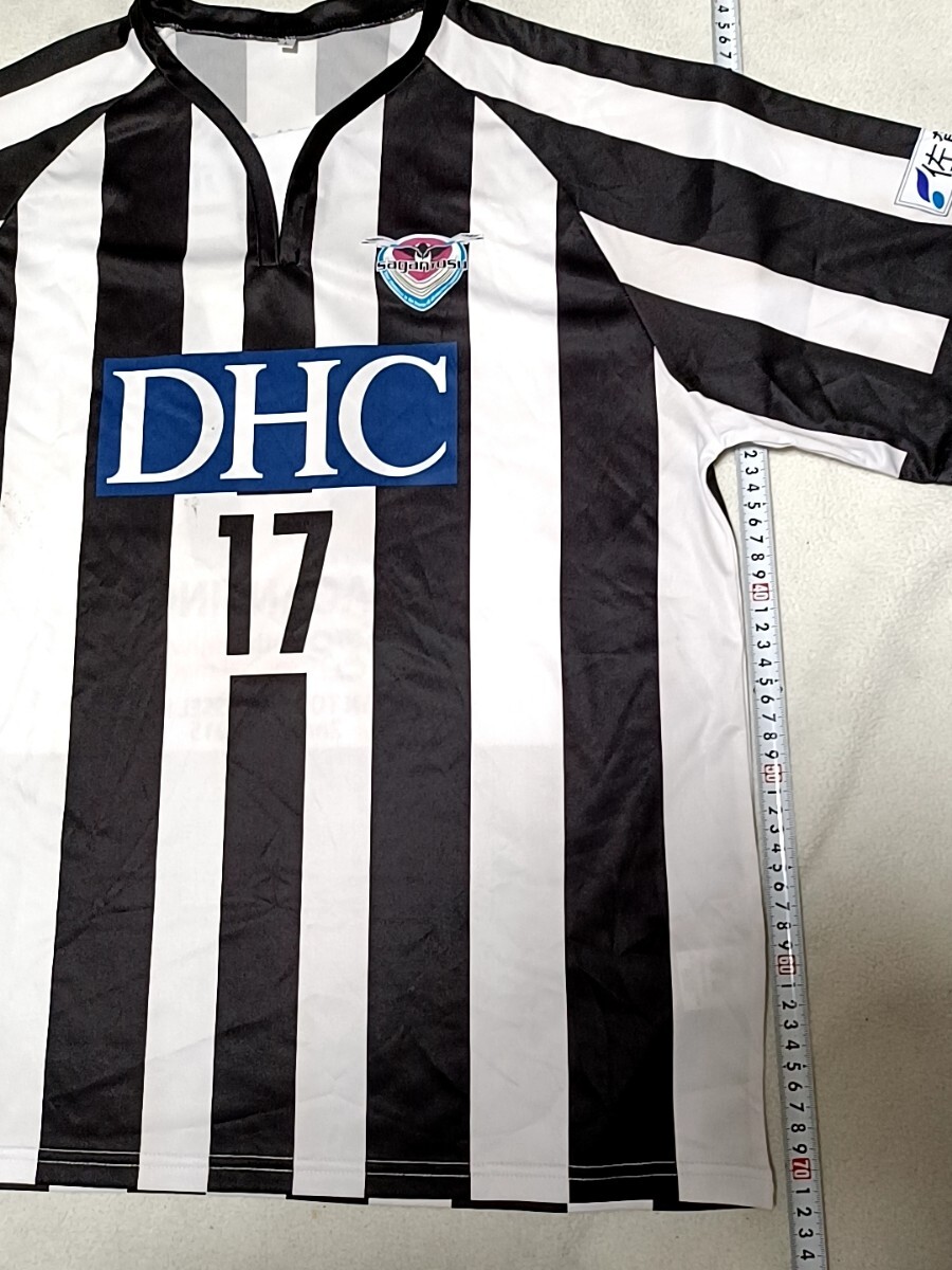 サガン鳥棲☆サッカー ユニフォームTシャツ☆Lサイズ☆背番號17☆汚れあり☆2015年ヴィッセル神戸戦☆Jリーグ