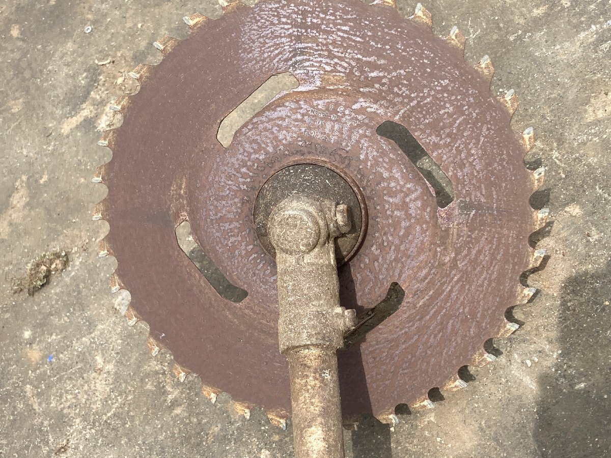 【岐阜発】草刈機　背負い　タナカ？　SUM-258B Sスタート　動作オッケー　フレキシブルゴム割れあり　基本引取り　発送は質問にて相談_画像4