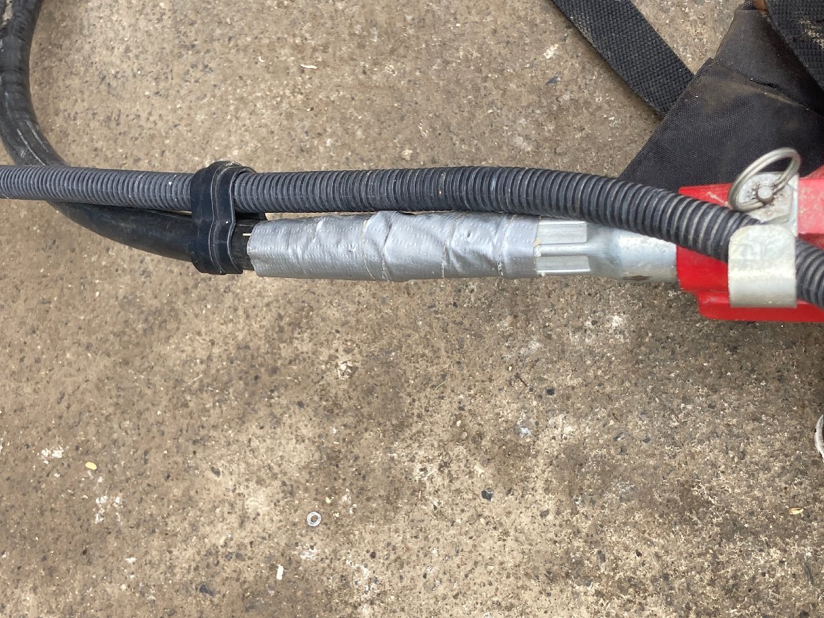 【岐阜発】草刈機　背負い　タナカ？　SUM-258B Sスタート　動作オッケー　フレキシブルゴム割れあり　基本引取り　発送は質問にて相談_画像5