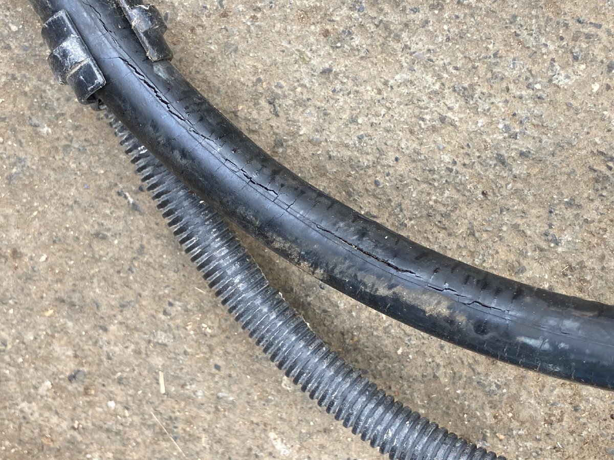 【岐阜発】草刈機　背負い　タナカ？　SUM-258B Sスタート　動作オッケー　フレキシブルゴム割れあり　基本引取り　発送は質問にて相談_画像7