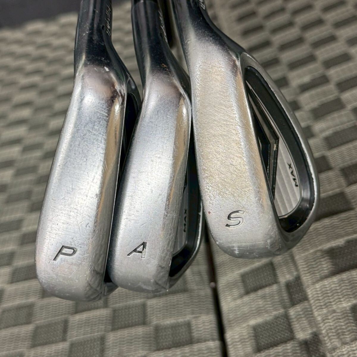 C941-P8-721 TaylorMade テーラーメイド R9 MAX アイアン 9本セット Frex-S N.S.PRO 950GH 男性用 右利き 4/5/6/7/8/9/P/A/S まとめ OA