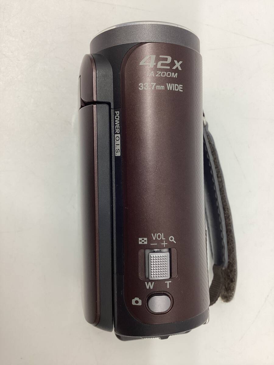【7287】通電OK Panasonic パナソニック HDC-TM45 デジタル ビデオカメラ 茶 ブラウン 2011年制 ジャンク