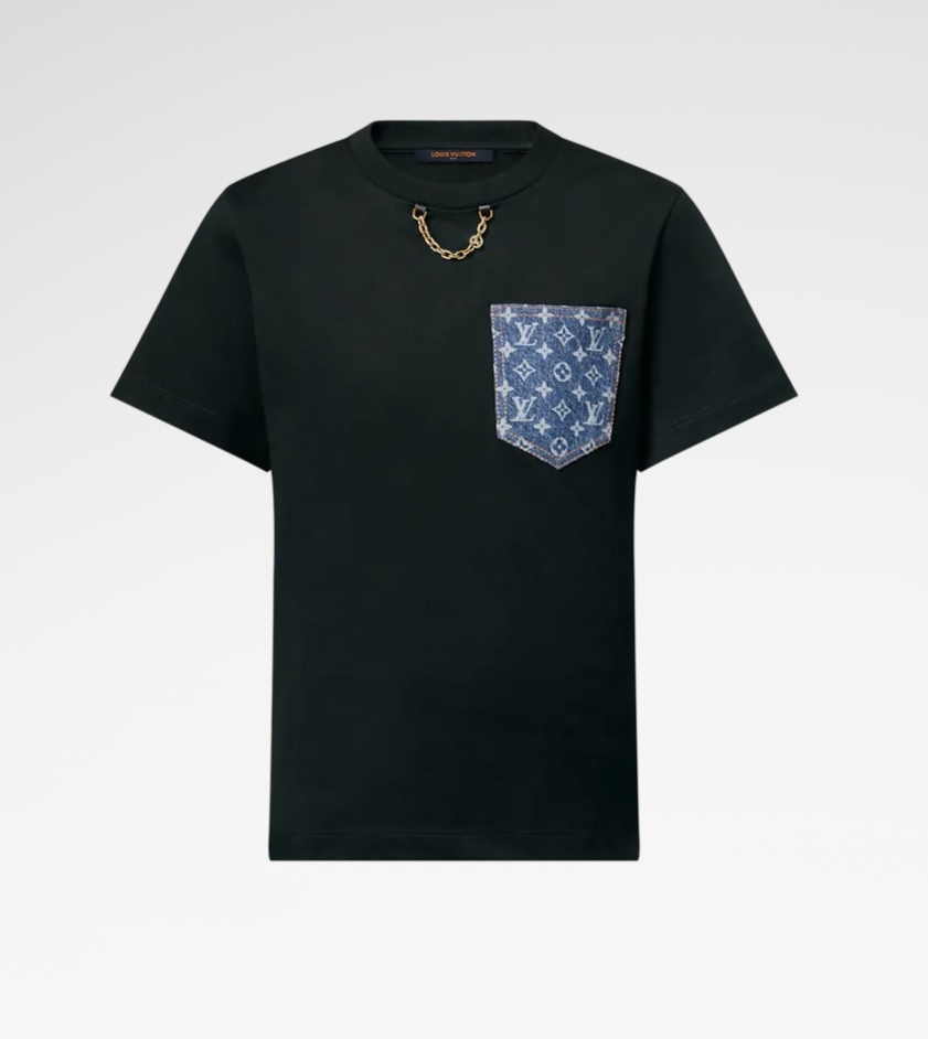 LOUIS VUITTON 2025年製極美品モノグラム ポケットTシャツ S LOUIS VUITTON 2025年製極美品モノグラム ポケットTシャツ S
