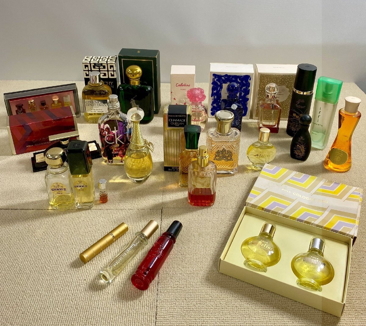 【中古品】【計28点】香水 フレグランス まとめ ディオール ゲラン ジバンシィ ラルフローレン カルバンクライン 資生堂 ポーラ 他 アトマ