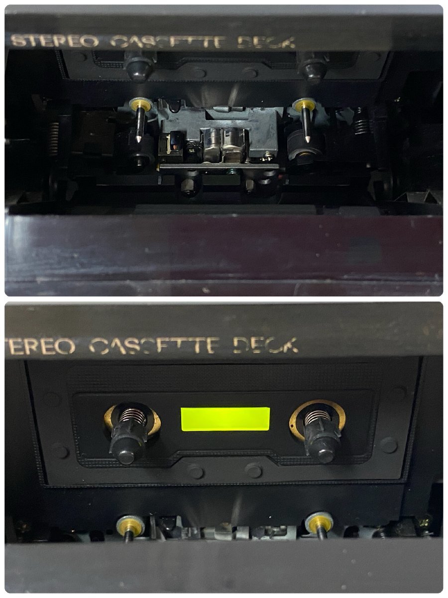 【通電確認済】Victor TD-V721 ステレオカセットデッキ 3ヘッド ビクター 日本ビクター シリアルナンバー 15361469