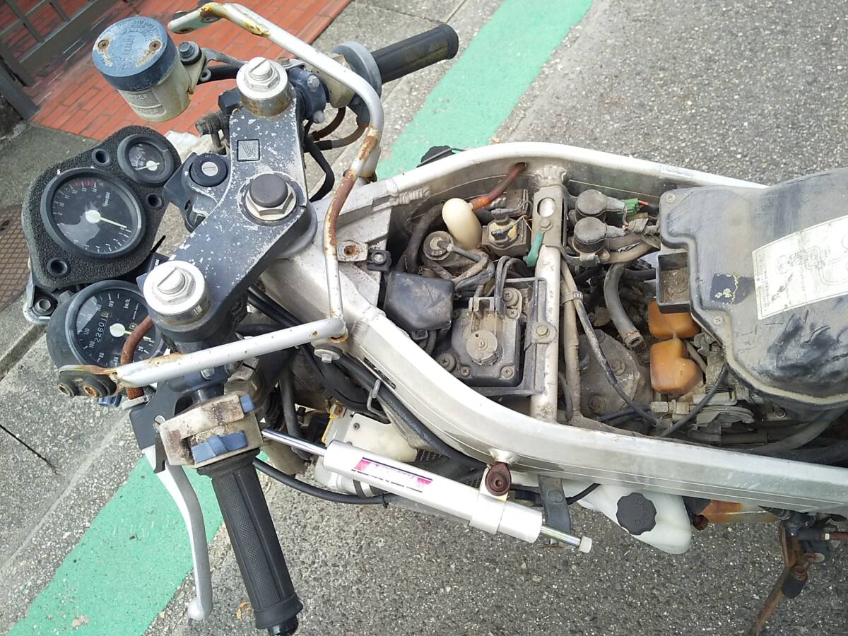 Σ(゜?゜)お寶!☆NSR250R MC21 書付き 愛知県 エンジンOK/Jhaチャンバー/デイトナステダン/M-MAXリミッターカット/NS400R/TZR/RGVガンマ/