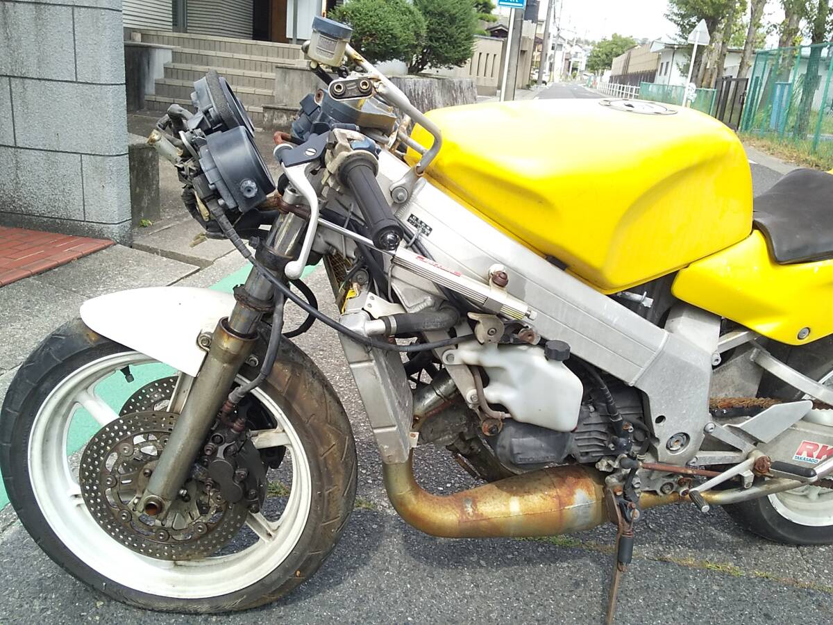 Σ(゜?゜)お寶!☆NSR250R MC21 書付き 愛知県 エンジンOK/Jhaチャンバー/デイトナステダン/M-MAXリミッターカット/NS400R/TZR/RGVガンマ/