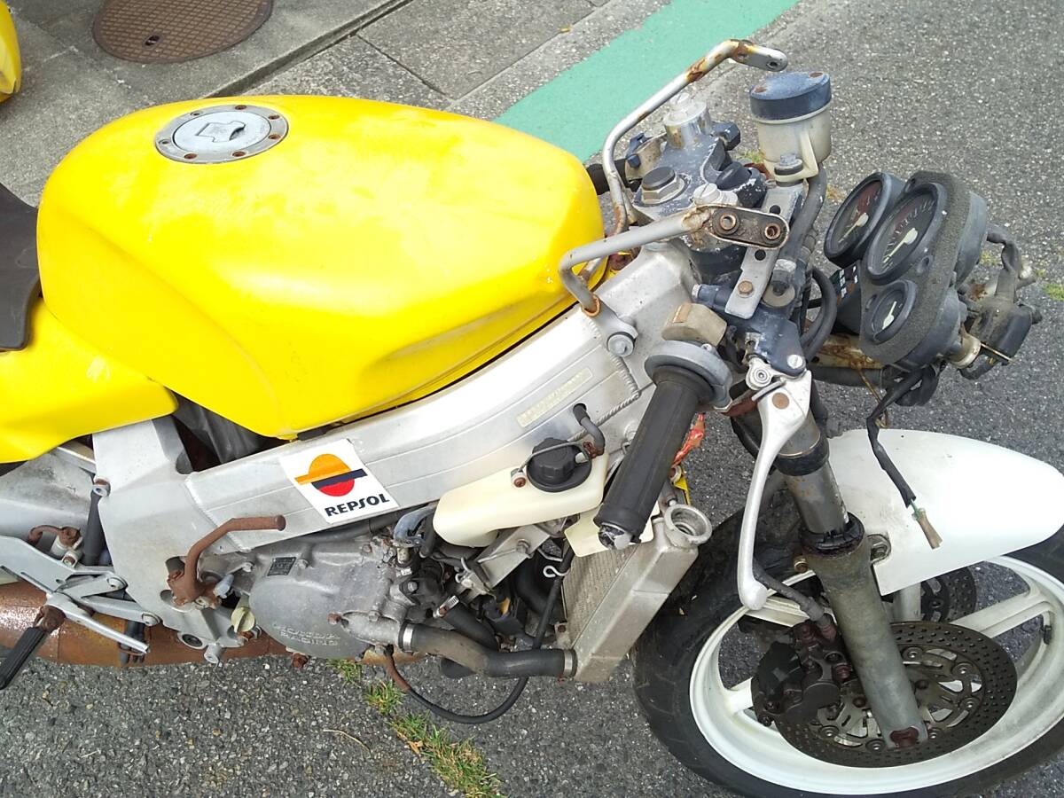 Σ(゜?゜)お寶!☆NSR250R MC21 書付き 愛知県 エンジンOK/Jhaチャンバー/デイトナステダン/M-MAXリミッターカット/NS400R/TZR/RGVガンマ/
