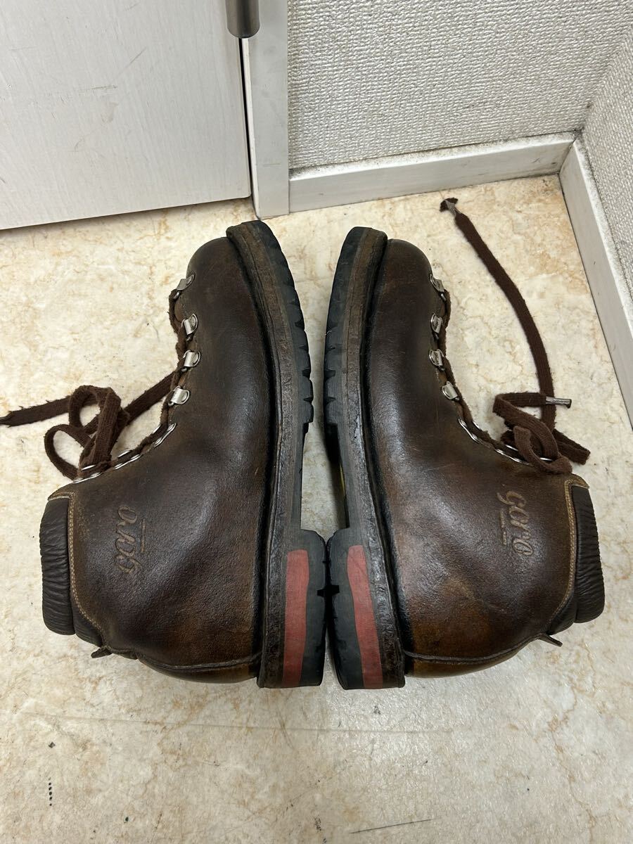 ST0926 Goro/ゴロー BRIDGESTONE ブリヂストン　トレッキングブーツ シューズ 登山靴 レザー ブラウン系 25.5cm 経年品_画像6
