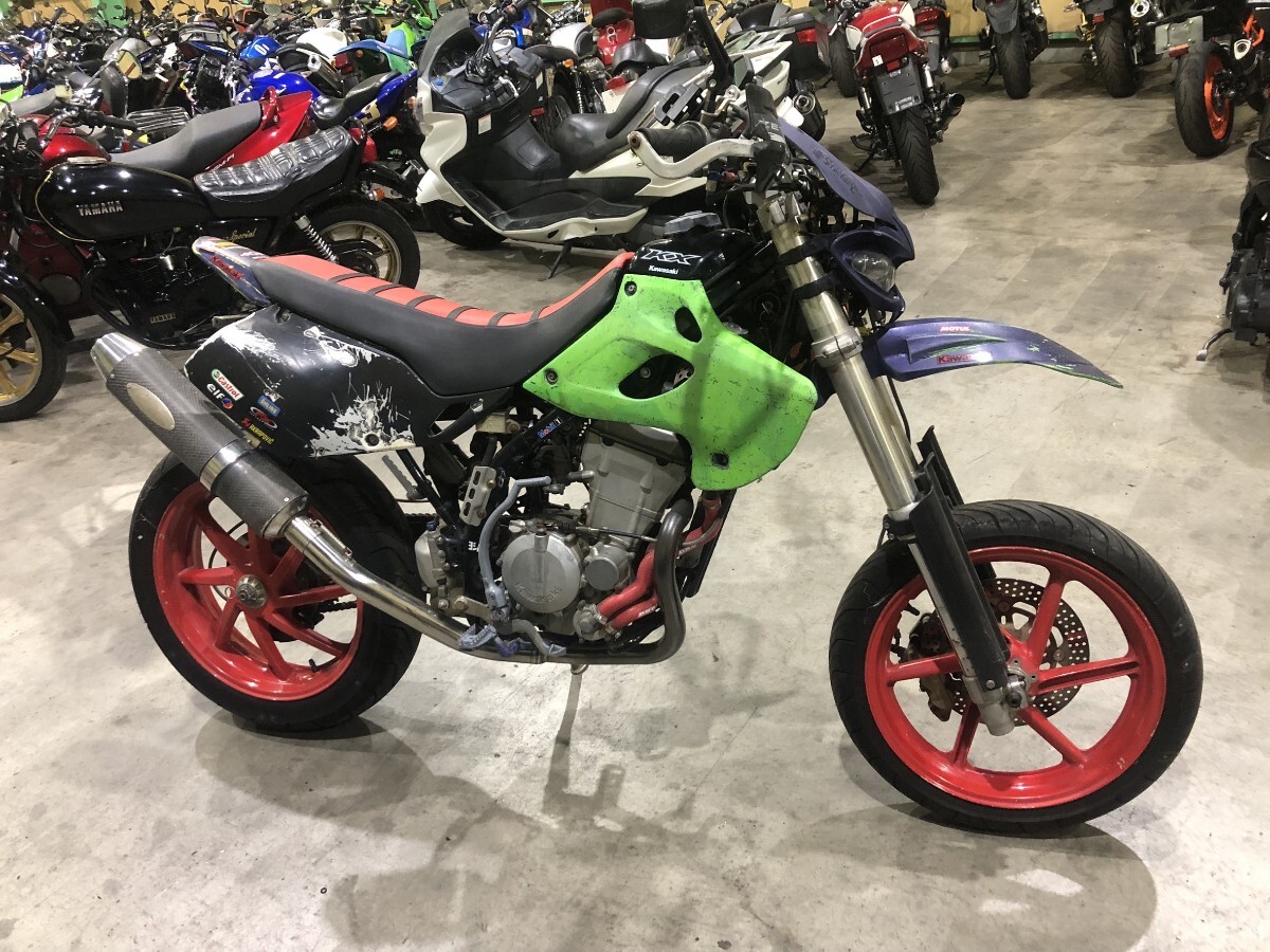 格安　KLX250SR　KLX250　LX250E-004～　実動(dòng)　自賠責(zé)R8年3月　FCR裝著